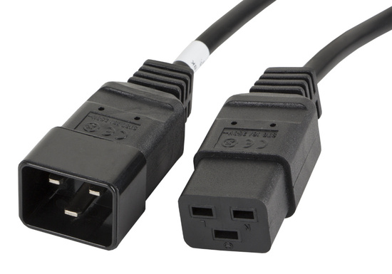 Kabel Przewód Zasilający UPS C19 C20 3-pin >=1,5m