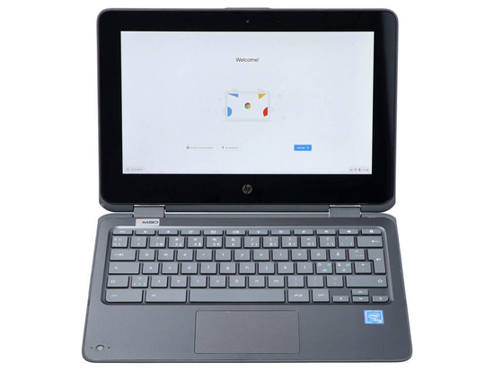 Dotykowy HP Chromebook x360 11 G1 EE Intel N3450 4GB 32GB eMMC 1366x768 Klasa A Chrome OS