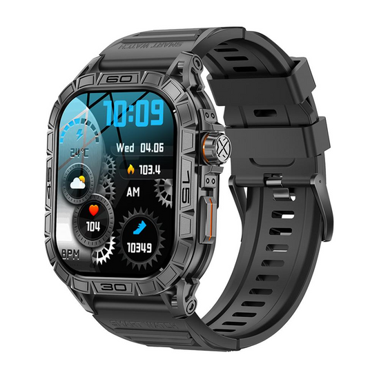 Nowy Smartwatch GlacierX Lhotse Black GX-LC63