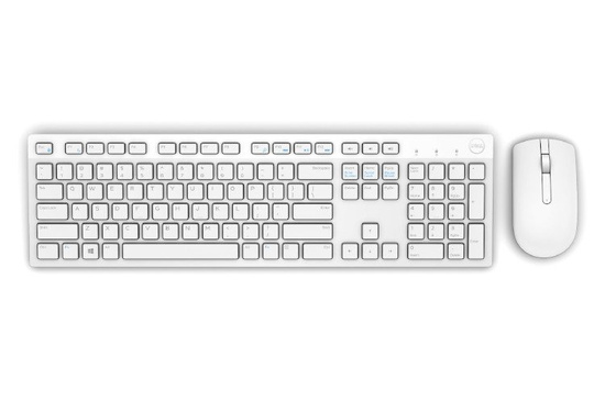 Zestaw Bezprzewodowy Dell KM636 Klawiatura + Mysz Biały QWERTY KL. A-