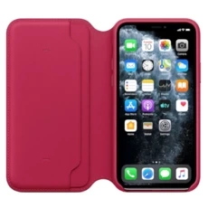 Nowy Oryginalne Etui Apple iPhone 11 Pro Max Leather Folio Raspberry