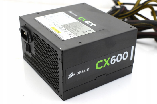 Zasilacz Corsair CX600 600W ATX 120mm aPFC 75-001668