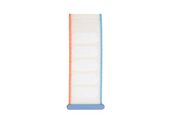 Nowy pasek do smartwatcha GlacierX Grip Strap Nylon Tropical Cream Kremowy + niebieski i pomarańczowy 22mm