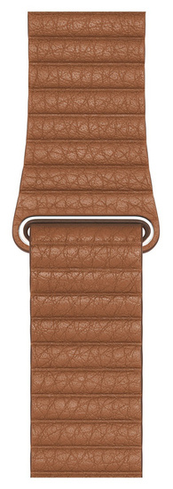 Oryginalny Pasek Apple Watch Leather Loop Saddle Brown 44mm / L 