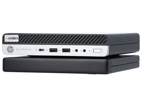 HP EliteDesk 800 G3 Desktop Mini i7-6700T 4x2.8GHz 16GB RAM +Moduł rozszerzający