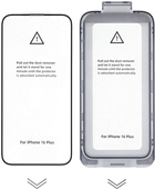 Nowe szkło hartowane do Apple iPhone 16 Plus + ramka Easy Kit