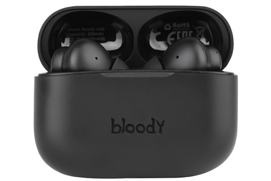Słuchawki bezprzewodowe A4TECH BLOODY TWS M30 Czarne