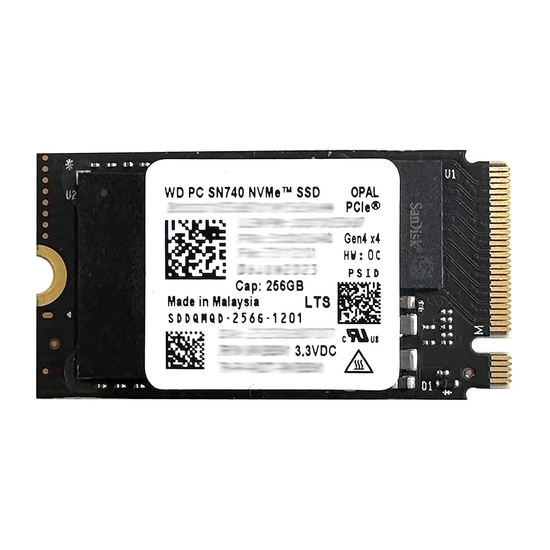 Dysk SSD Western Digital WD SN740 256GB M.2 2242 NVMe