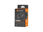 NATEC ŁADOWARKA SAMOCHODOWA CONEY 1X USB 1X USB-C PD 3.0 48W QC3.0 NUC-1980