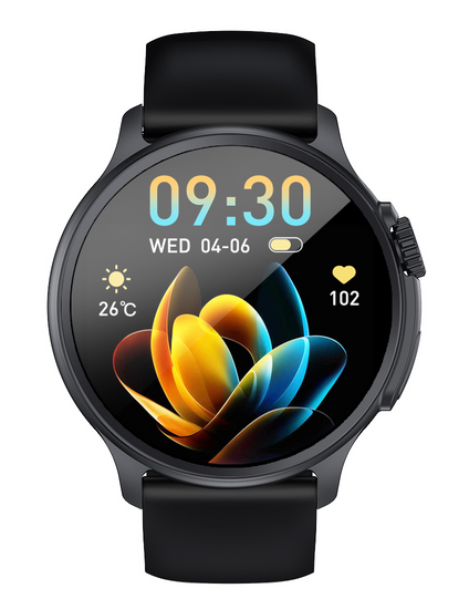Nowy Smartwatch GlacierX Aura Black + Bransoleta stalowa GX-AC60 BS