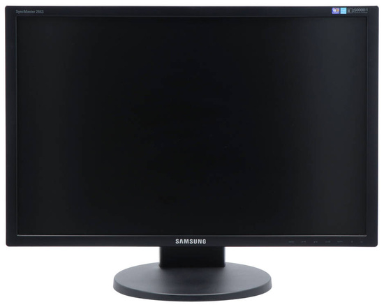 Zestaw Dwóch Monitorów Samsung SyncMaster 2443BW 24" 1920x1200 DVI D-SUB Klasa A-