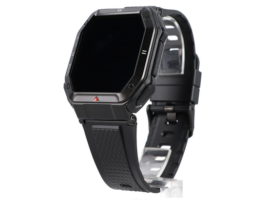 Nowy Smartwatch GlacierX Trail Black + Bransoleta mesh GX-TC55 BM