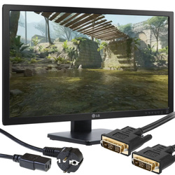 Monitor LG 24MB37PM 24" LED 1920x1080 IPS VGA DVI Czarny +Podstawka +Okablowanie