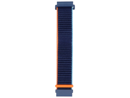 Nowy pasek do smartwatcha GlacierX Grip Strap Nylon Ocean Blue Atramentowo-pomarańczowy 22mm