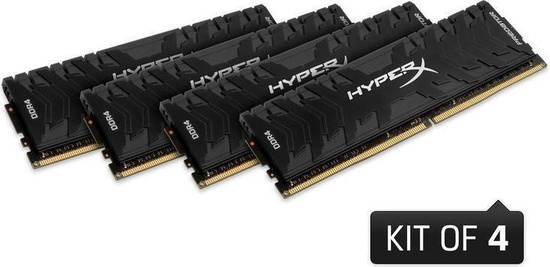 Pamięć DDR4 Kingston HyperX Predator 16GB (4x4GB) 3000MHz CL15 1,2V