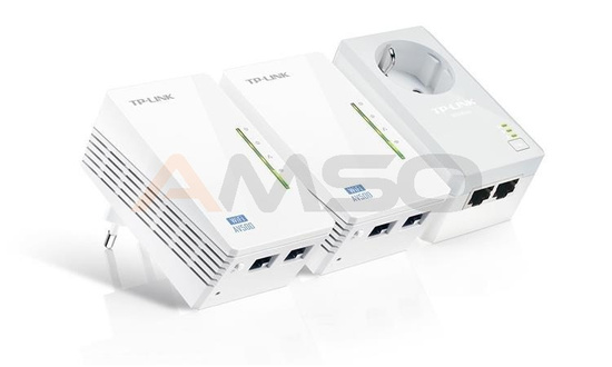 Adapter Powerline TP-Link TL-WPA4226 KIT Zestaw 3 szt