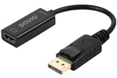 Nowy Adapter SAVIO AK-62 DisplayPort - HDMI Czarny