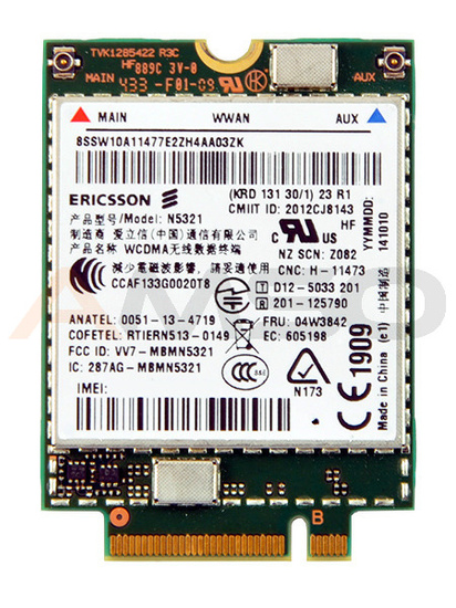 Modem WWAN Ericsson N5321 do Lenovo X240 T440 T540p L540 04W3842