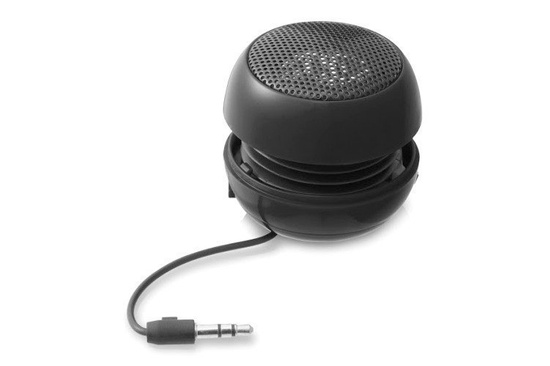Mini Głośnik Jack 3,5mm USB Hamburger Czarny