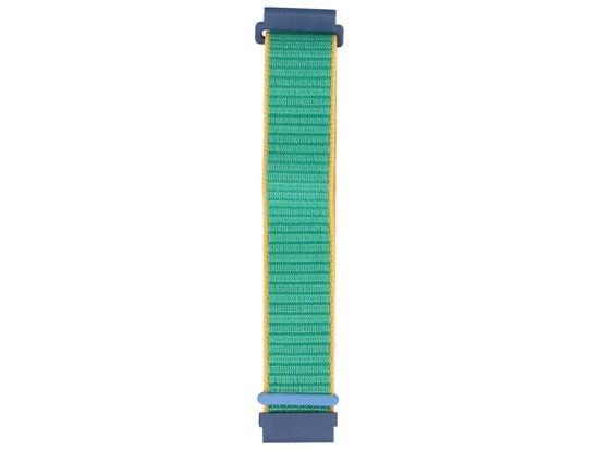Nowy pasek do smartwatcha GlacierX Grip Strap Nylon Crayon Green Jadeitowy + żółty i niebieski 22mm