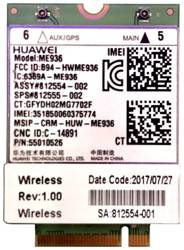 Modem WWAN Huawei ME936 812555-002 do HP