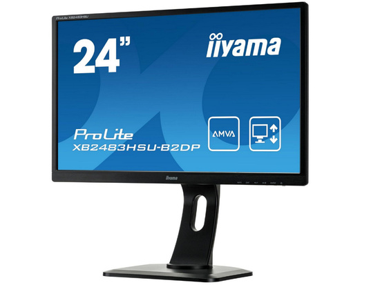 Monitor IIYAMA XB2483HSU-B2DP 24" LED 1920x1080 VA HDMI Czarny Klasa A