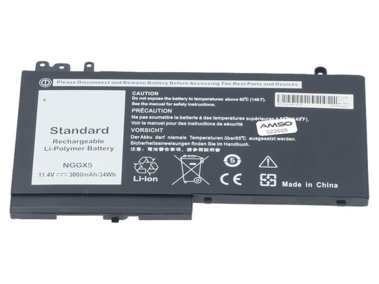 Nowa bateria do Dell Latitude E5470 E5270 E5570 E5750 34Wh 11.4V 3000mAh NGGX5 