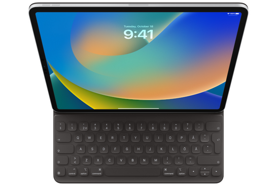 Oryginalna klawiatura iPad Pro Keyboard 12,9'' BLACK Swedish QWERTY