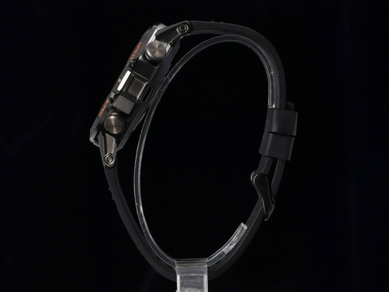 Nowy Smartwatch GlacierX Protector Black GX-PC52 + Pasek do smartwatcha GlacierX Grip Strap Nylon Black 22mm