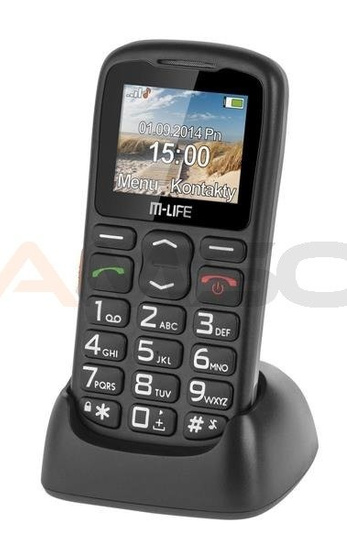 Telefon GSM dla Seniora M-Life ML0639 ze stacją dokującą