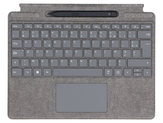 Klawiatura Surface Pro Signature Keyboard do Microsoft Surface Pro 8 / X (Platine) French po zwrocie