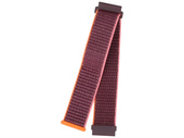 Nowy pasek do smartwatcha GlacierX Grip Strap Nylon Plum Śliwkowy + różowy i pomarańczowy 22mm