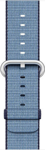 Oryginalny Pasek Apple Watch Woven Nylon Navy - Tahoe Blue 42mm w zaplombowanym opakowaniu