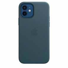 Oryginalne Etui Skórzane Apple iPhone 12/12 Pro Baltic Blue