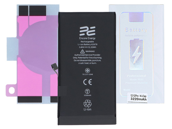 Nowa bateria Encore Energy do Apple iPhone 12 i 12 Pro 616-00644 12.33Wh 3.83V 3220mAh A2479