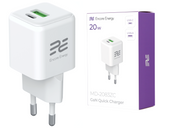 Nowa ładowarka sieciowa GaN 20W USB-A USB-C QC PD Encore Energy MD-2083ZC