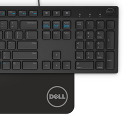 Nowa Klawiatura Dell QuietKey KB216 Czarna QWERTY +Naklejki OEM