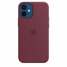 Oryginalne Silikonowe Etui Apple iPhone 12 Mini Plum