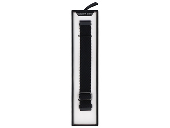 Nowy pasek do smartwatcha GlacierX Slide Strap Nylon Black 22mm pleciony czarny