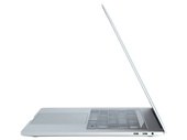 Apple MacBook Pro 15" A1990 2018r Silver i7-8750H 16GB 256GB SSD 2880x1800 AMD Radeon Pro 555X Klasa A- MacOS Big Sur