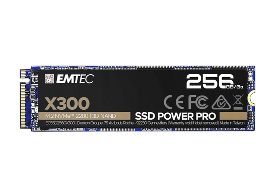 Nowy Dysk SSD EMTEC X300 Power Pro 256GB SSD M.2 2280 PCI-E NVMe (ECSSD256GX300)