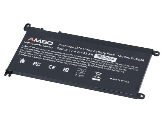 Nowa bateria do Dell Inspiron 13 5368 5379 15 5567 5568 5578 7570 Vostro 14 5468 15 5568 WDX0R 11.4V 42Wh 3500mAh