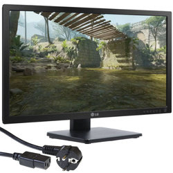Monitor LG 24MB37PM 24" LED 1920x1080 IPS VGA DVI Czarny +Podstawka +Kabel Zasilający