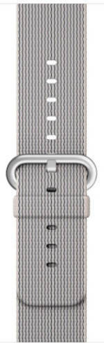 Oryginalny Pasek Apple Watch Woven Nylon Pearl 38mm 