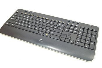 Bezprzewodowa Klawiatura Logitech K520 QWERTY Stickery Unifing + Odbiornik