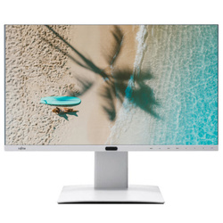 Monitor Fujitsu P27-8 TE 27" LED 2560x1440 IPS HDMI DP Biały Klasa A
