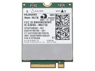 Modem WWAN Huawei 748599-001 MU736 do HP 840 820 650 645 430