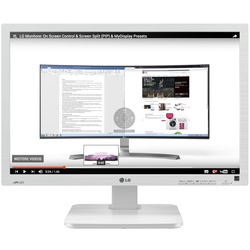 Monitor LG 24BK55WY 24" LED 1920x1200 IPS DVI DisplayPort Biały (PZ)