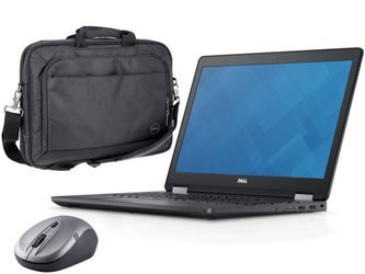 Dotykowy Dell Latitude E5570 i5-6200U 8GB 240GB SSD 1920x1080 Klasa B Torba + Mysz