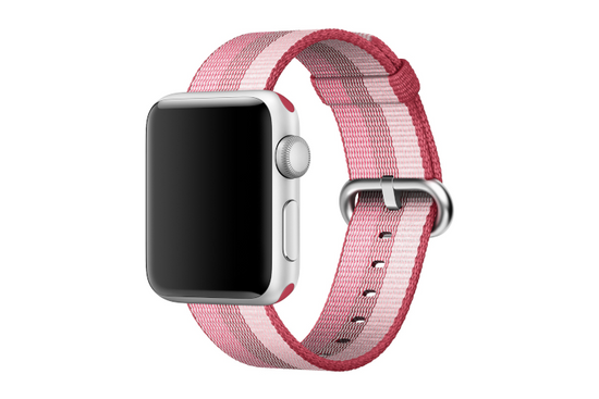 Oryginalny Pasek Apple Watch Woven Nylon Berry 38mm w zaplombowanym opakowaniu